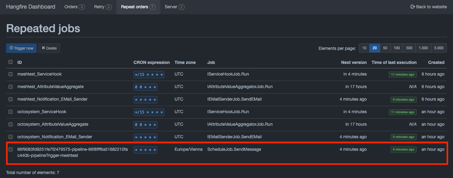 Pipeline Trigger Status View