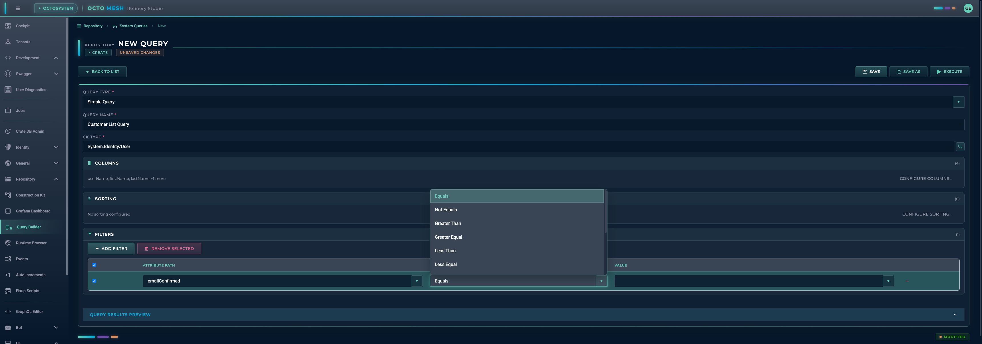 Filter Operators