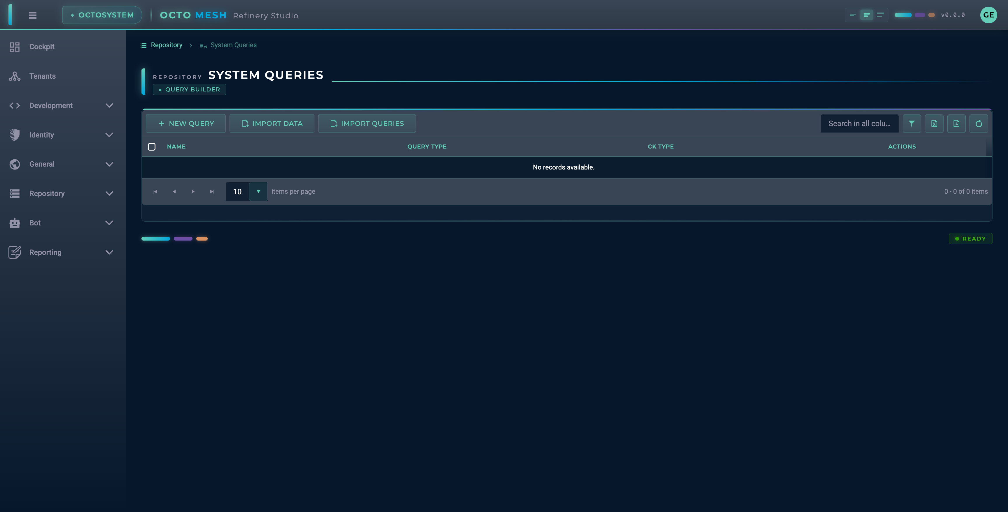 Query Builder List