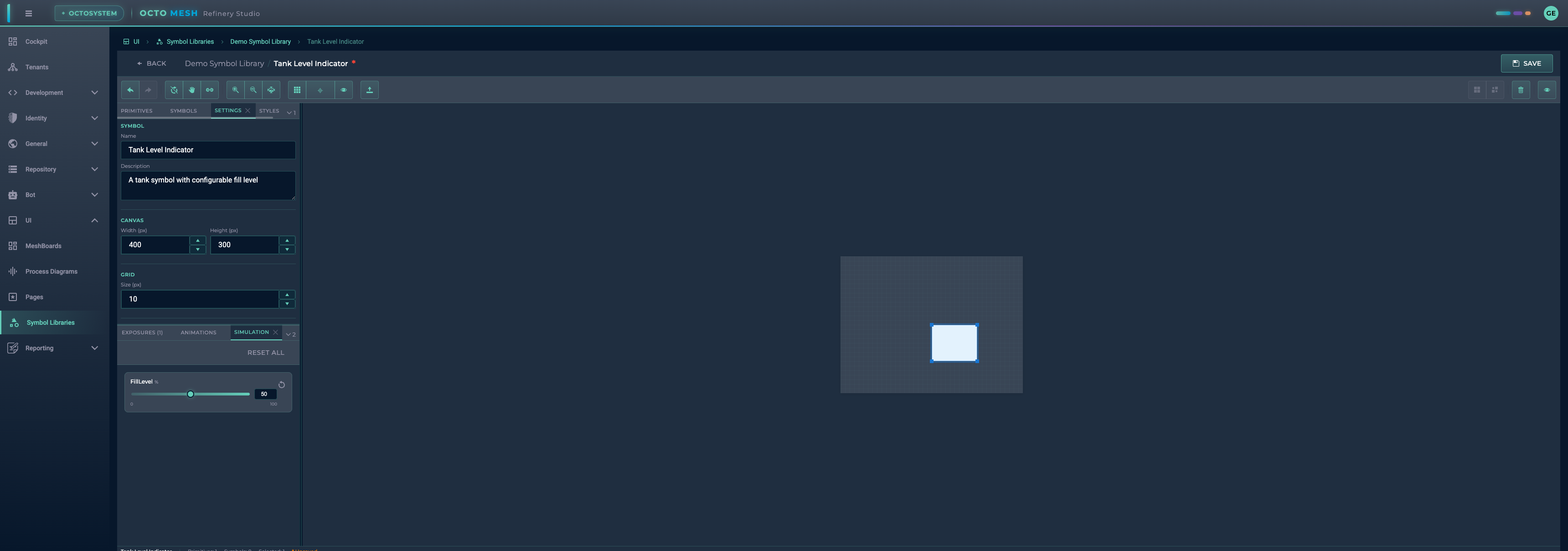 Symbol Designer Settings